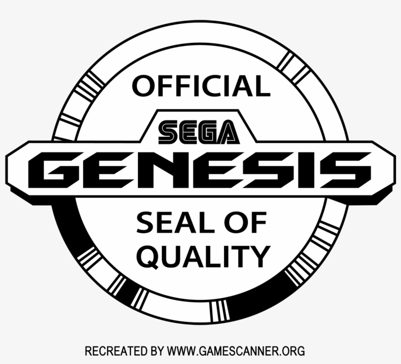 Sega Genesis Seal Of Quality - Sega Seal Of Quality, transparent png #1545187