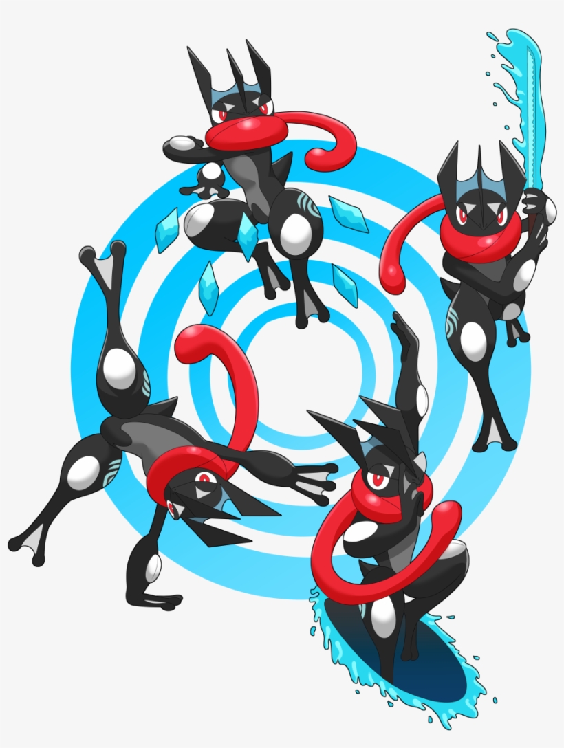 Greninja Moveset For Zhen Ninja - Fur, transparent png #1545228