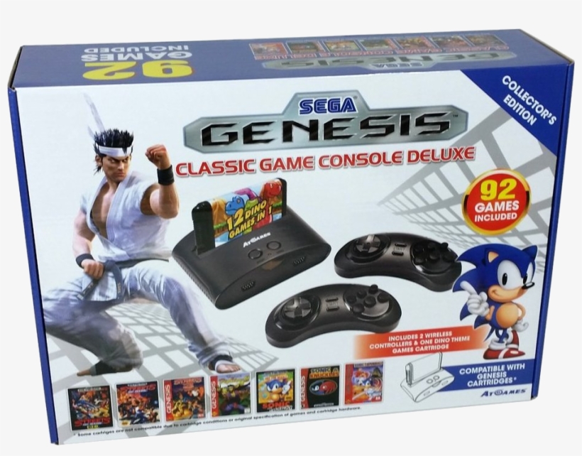 The Genesis Console The Game Was Bundled With - Sega Genesis Classic Deluxe, transparent png #1545516