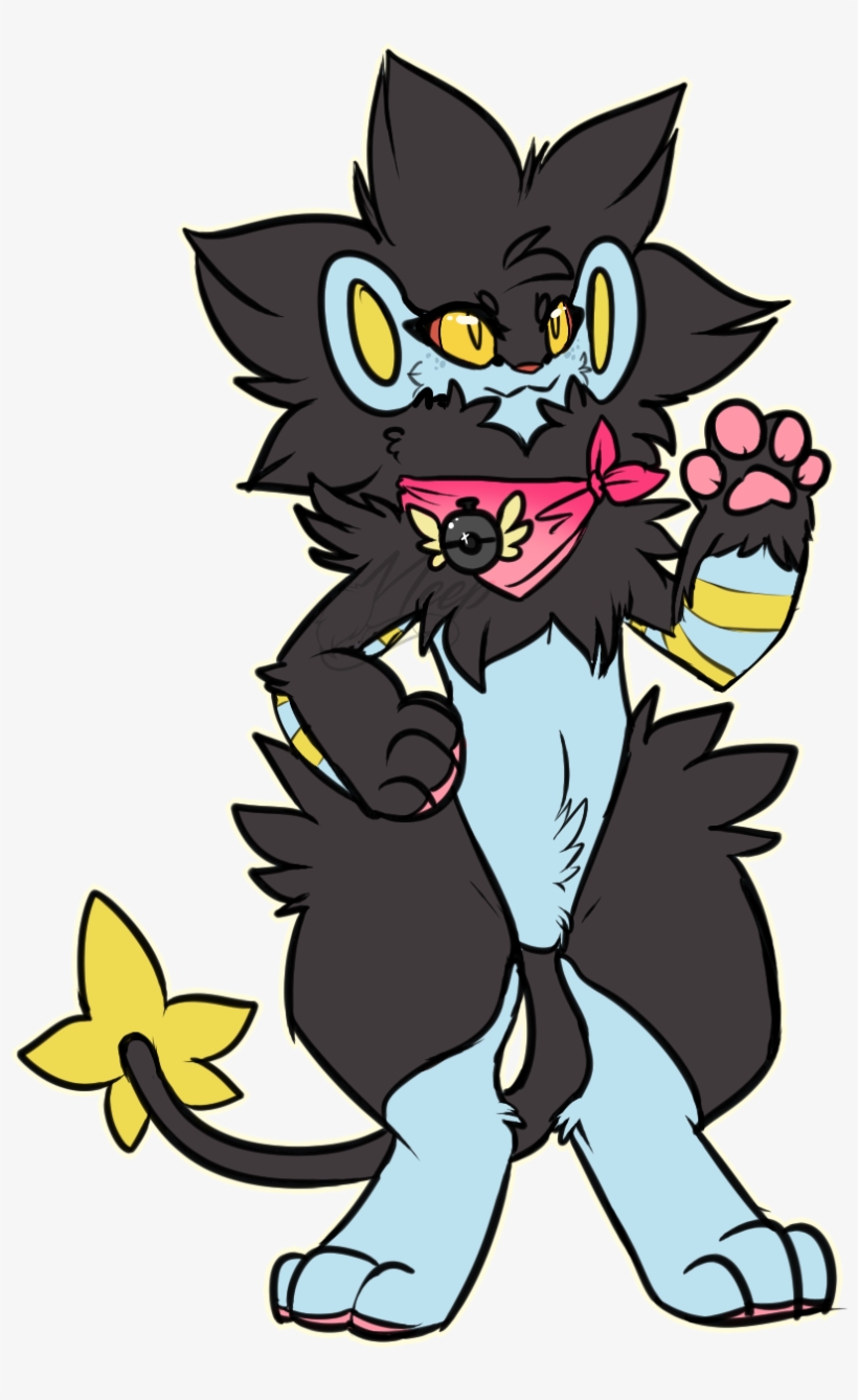 [commission] Guildmaster Luxray - Cartoon, transparent png #1545588