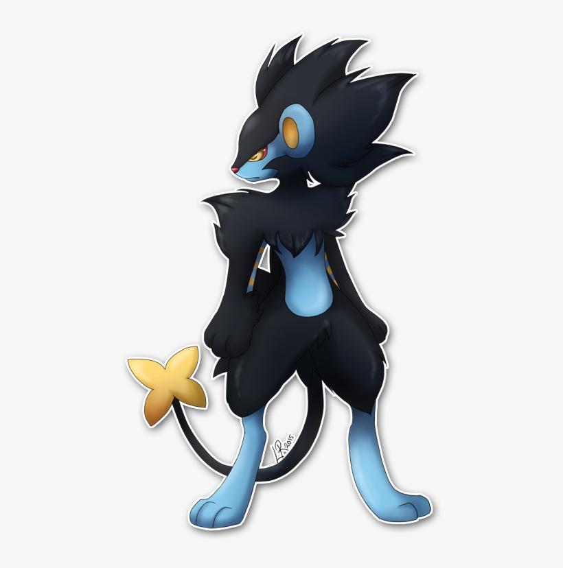 2 Oct - Luxray Anthro, transparent png #1545720