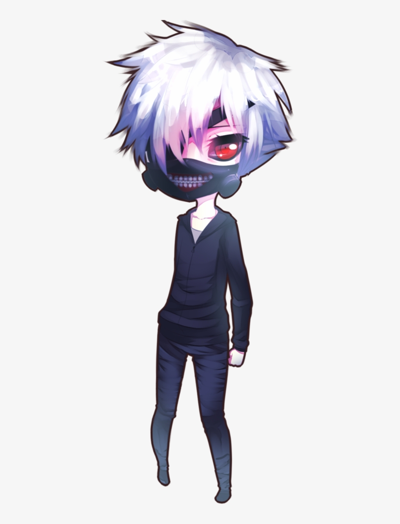 Anima Drawing Tokyo Ghoul Banner Black And White - Tokyo Ghoul Kaneki Drawing Chibi, transparent png #1545812