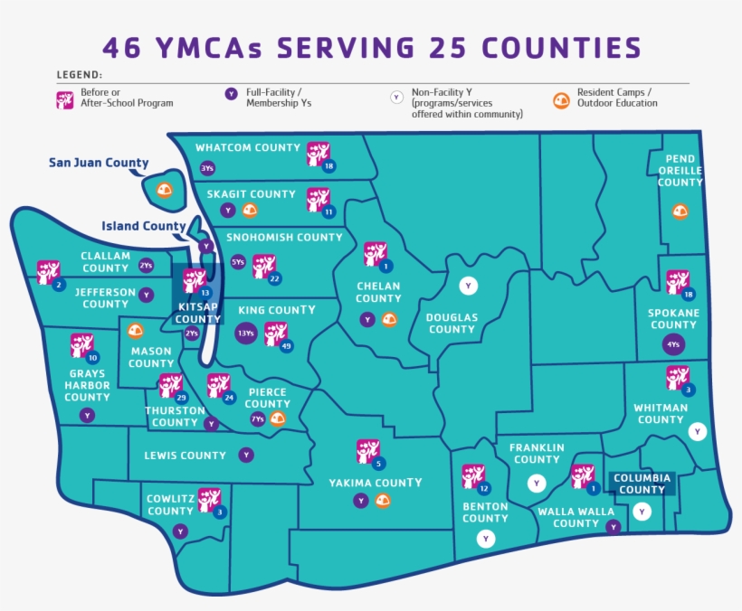 Washington State Alliance Of Ymcas Ceos - Washington, transparent png #1546300