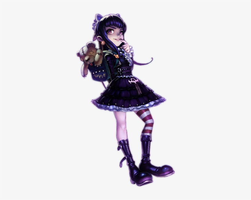 Goth Annie Skin Png Image - League Of Legends Render Annie, transparent png #1546852