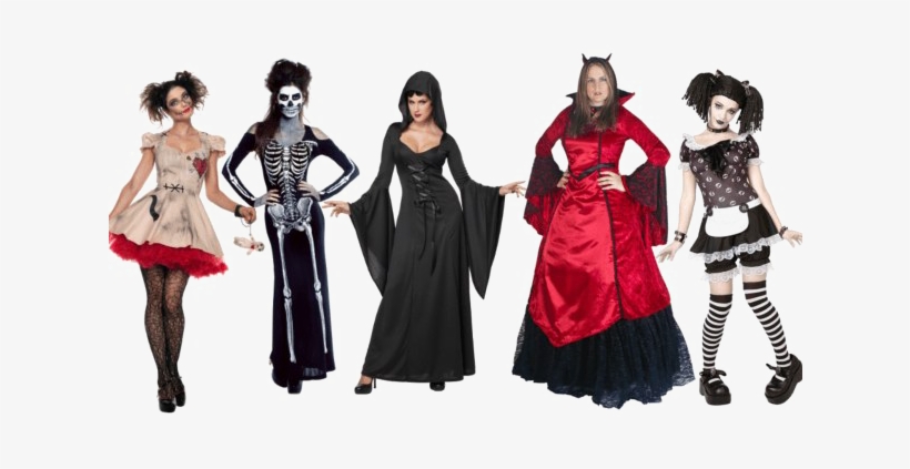 Halloween Costume Png Transparent Image - Adult Women Gothic Rag Doll Halloween Costume, transparent png #1547320