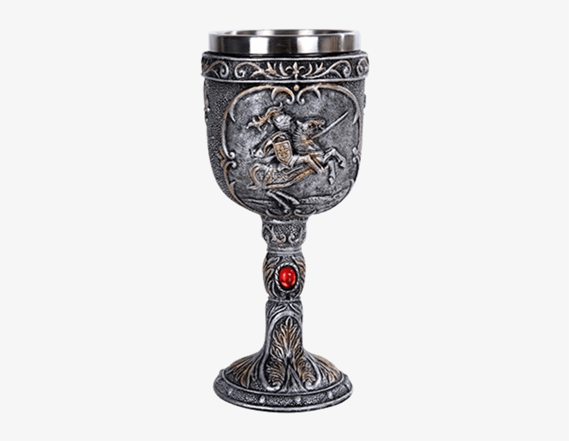 Battling Medieval Knight Goblet - Pacific Trading Charging Knight Goblet, transparent png #1547322