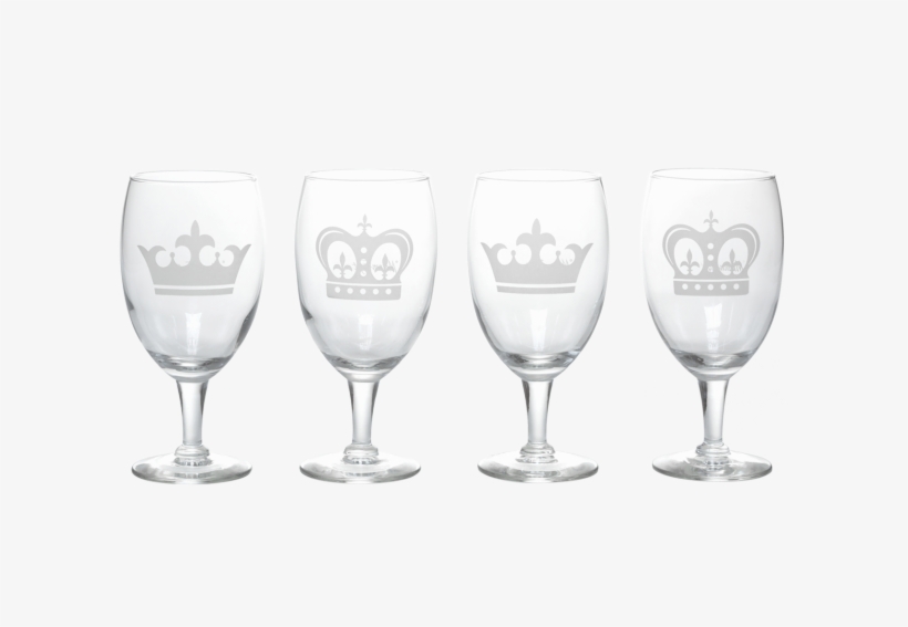 King And Queen Goblets - Wine Glass, transparent png #1547486