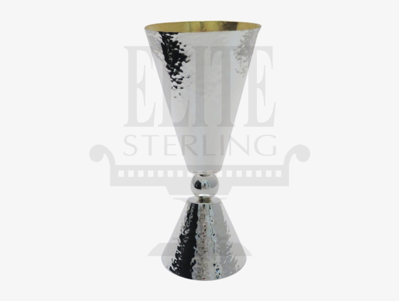 Close Art Goblet Hammered - Wine Glass, transparent png #1547554