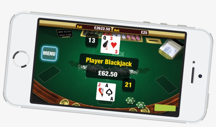 Mobile Blackjack - Mobile Casino Blackjack, transparent png #1547595