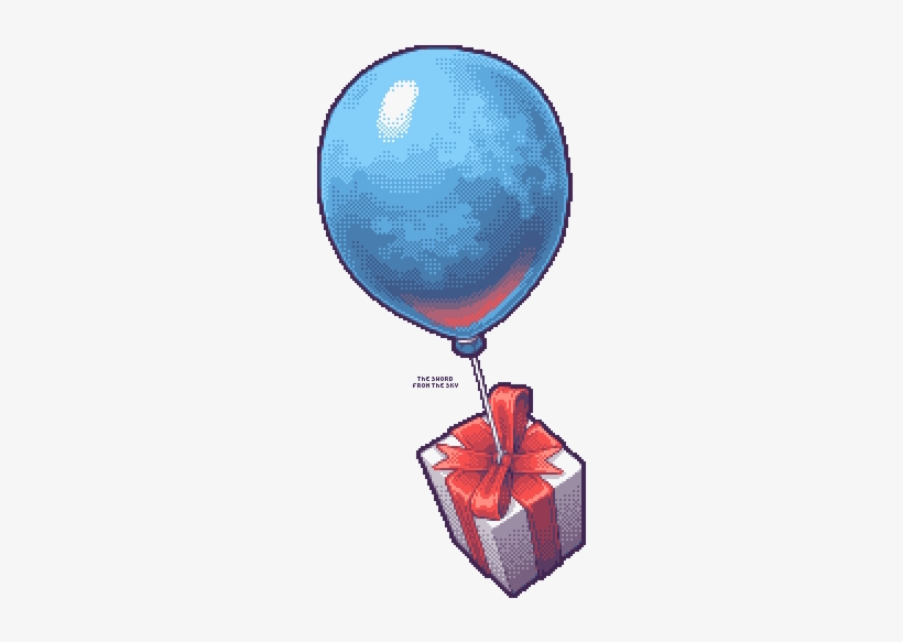 My Posts Gift Present Animal Crossing Balloon Pixel - Animal Crossing Gift, transparent png #1548057