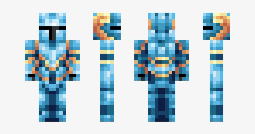 Diamond Knight Minecraft Skin, transparent png #1548186