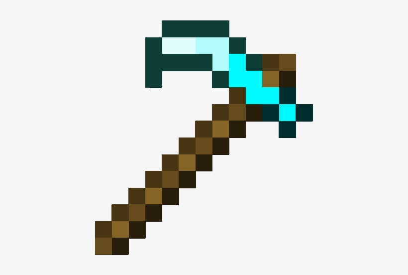 Minecraft Diamond Hoe - Free Transparent PNG Download - PNGkey