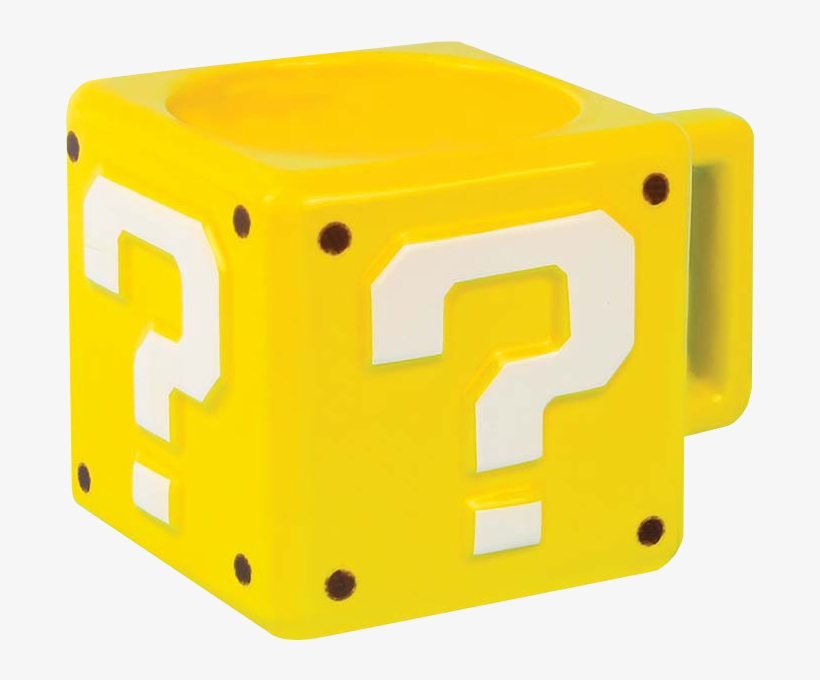 Super - Super Mario Bros. Question Block Mug, transparent png #1548263