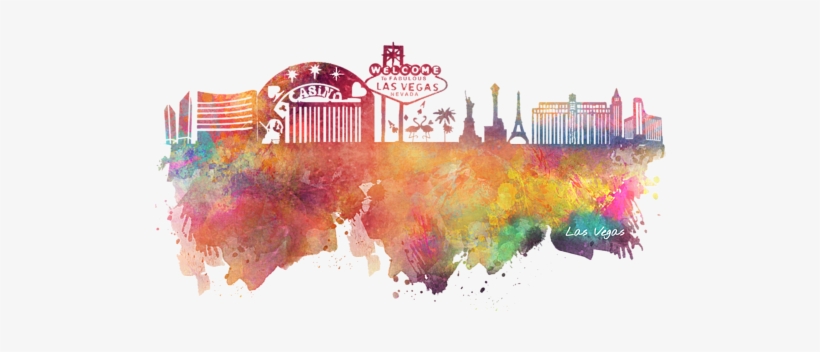 Click And Drag To Re-position The Image, If Desired - Las Vegas Skyline Png, transparent png #1548947