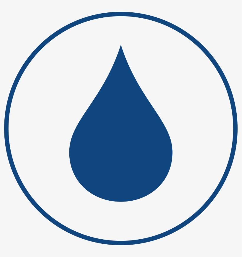 Water Drop Logo Png Download - Water Drop Icon Blue, transparent png #1548990