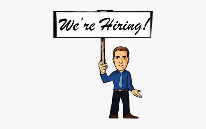 Below Are The Positions We Have Available - We Are Hiring Cartoon Png, transparent png #1549178