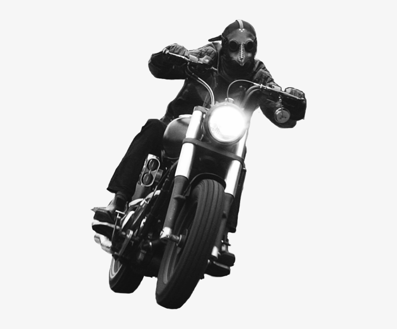 Plague Doctor Riding Motorcycle - Motorcycle, transparent png #1549180