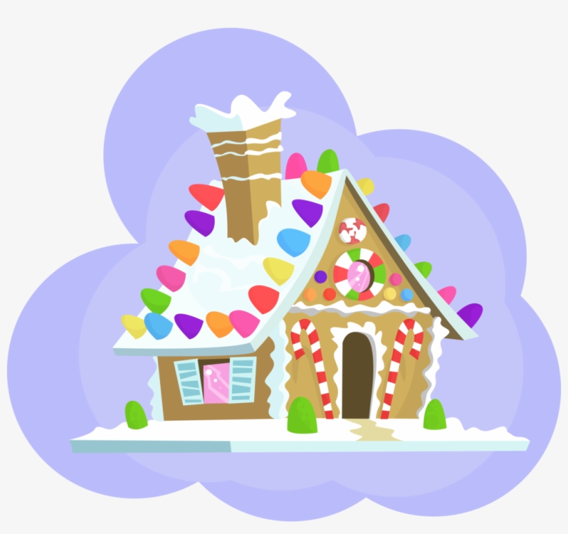 House By Zaeinn On Deviantart - Gingerbread House Vector Free, transparent png #1549304