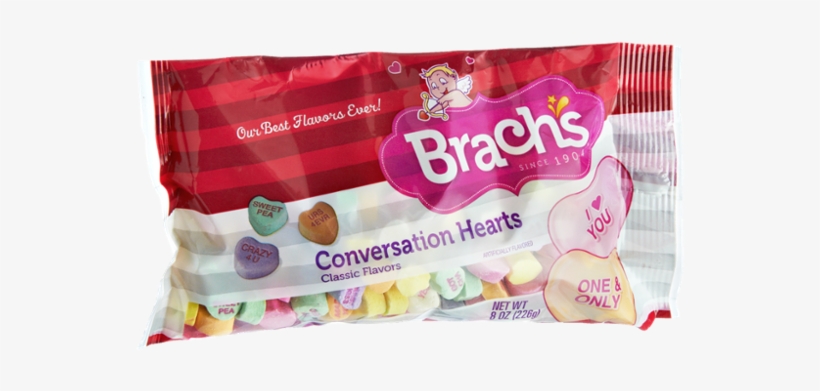 Brach's Conversation Hearts Classic Flavors Candy -, transparent png #1549375