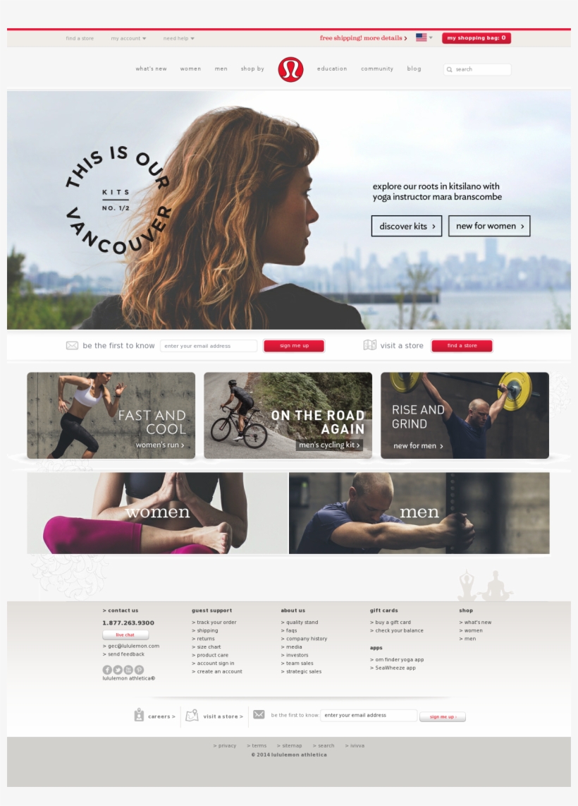 lululemon us website