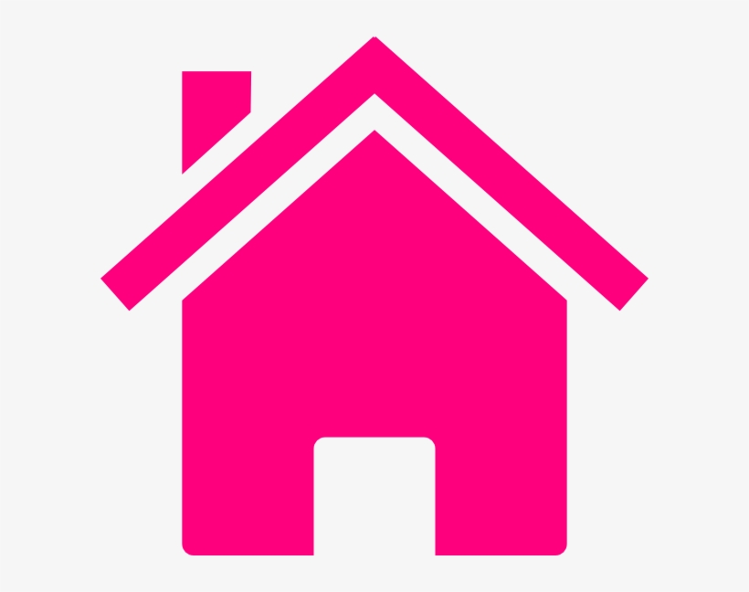 House Clipart Vector - Pink House Clipart, transparent png #1549573
