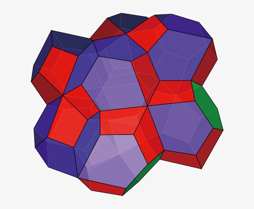 File Space Filling Triskaidecahedral Svg Wikimedia - Wikimedia Commons, transparent png #1550014