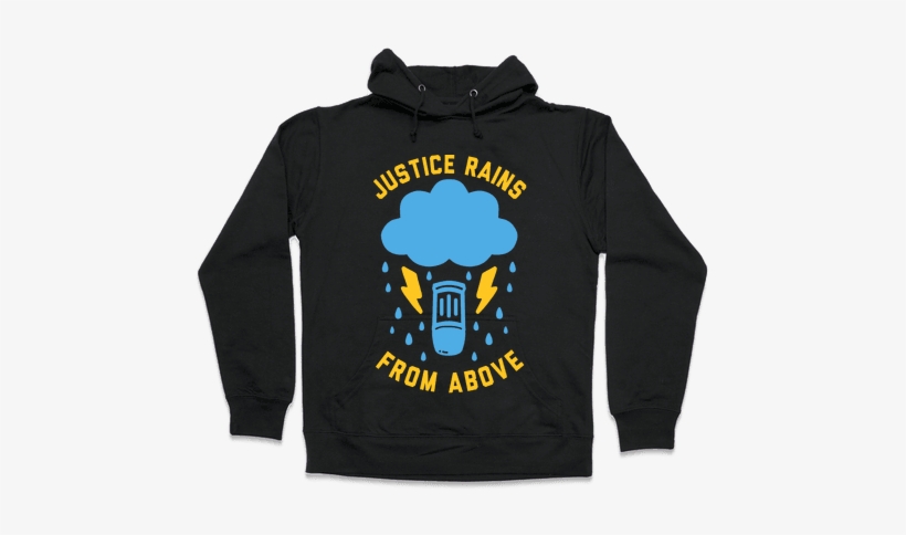 Justice Rains From Above Hooded Sweatshirt - My Hero Academia Clothing, transparent png #1550035