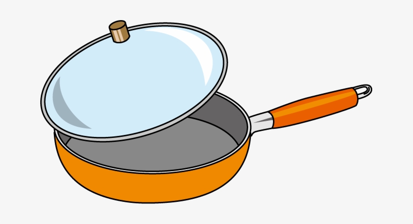 Frying Pan Clipart Fire - Free Clipart Pan, transparent png #1550120