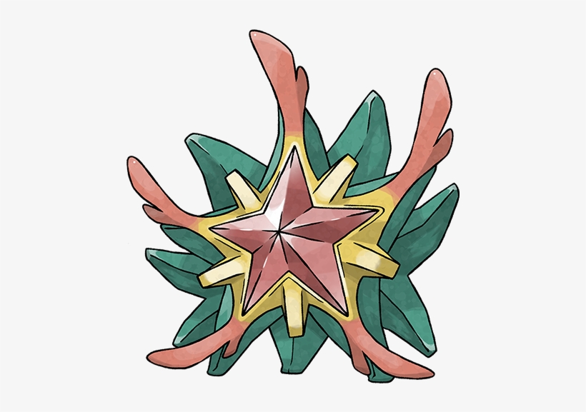 Staryu > Starmie > Staruss Evolves From Starmie While - Pokemon Starmie Mega Evolution, transparent png #1550251