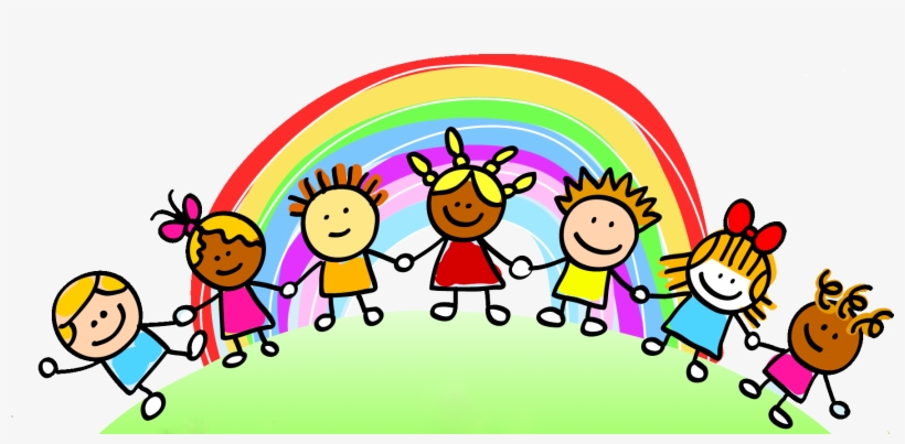 See Clipart Kid's - Kids Rainbow Clipart, transparent png #1550276