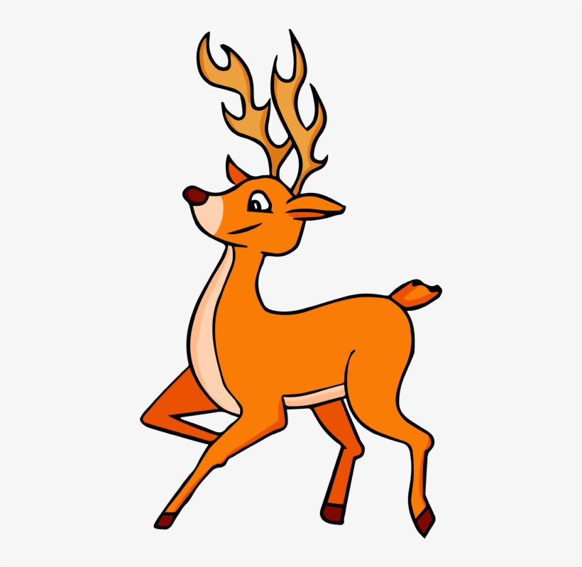 Cartoon Deer Png - Deer Clipart Png, transparent png #1550500