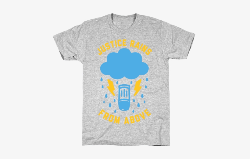 Justice Rains From Above Mens T-shirt - Bisexual T Shirt, transparent png #1550612