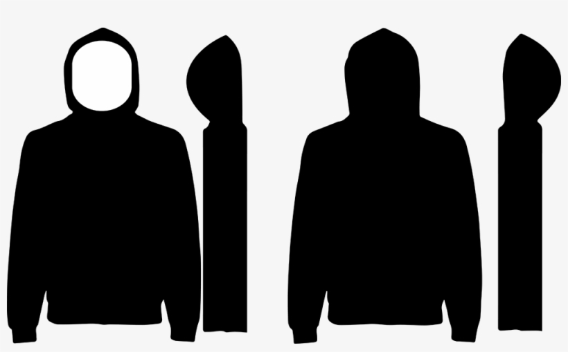 Download Free Hoodie Mock Up Vector-clean - Black Hoodie Design ...