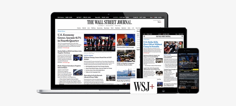 The Wall Street Journal Digital Membership - Wall Street Journal Digital, transparent png #1550826