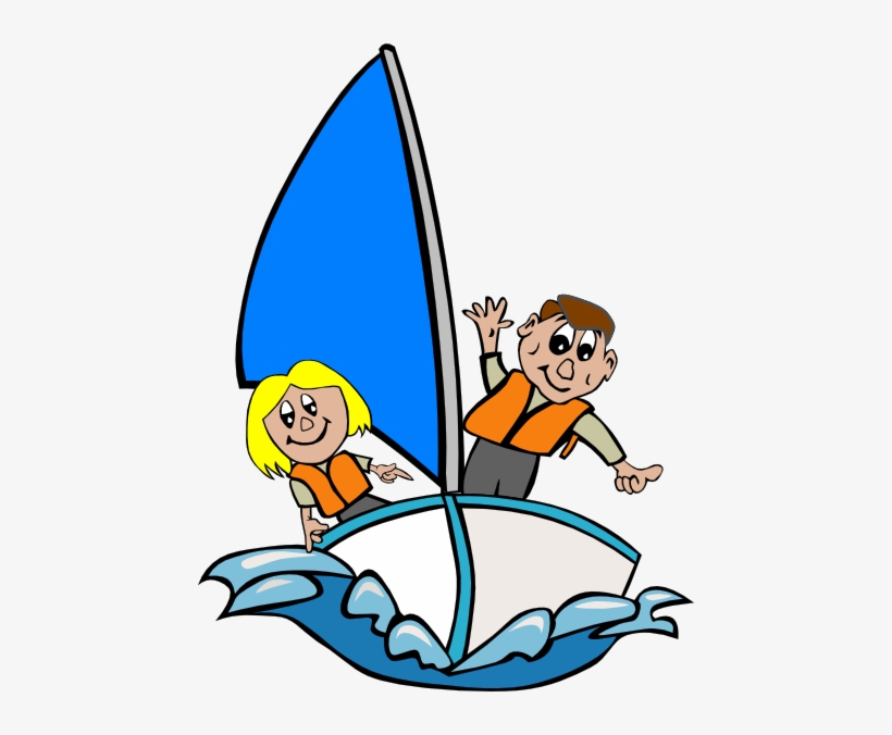 How To Set Use Sailboat With Kids Clipart, transparent png #1551009