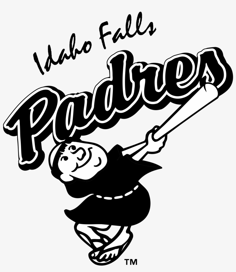 Idaho Falls Padres Logo Png Transparent - Mlb San Diego Padres Friar Logo Patch, transparent png #1551233