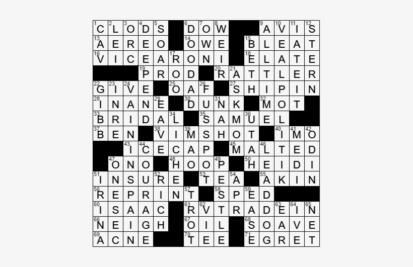 Today's Wiki-est, Amazonian Googlies - Crossword Rebus Puzzle, transparent png #1551508