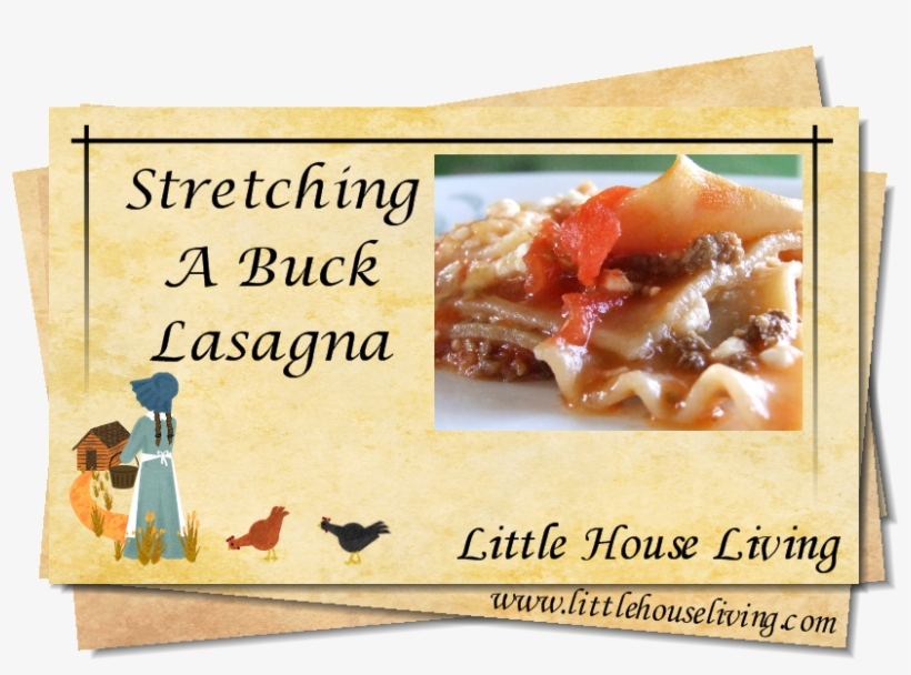 Stretching A Buck Lasagna - Bun, transparent png #1551870