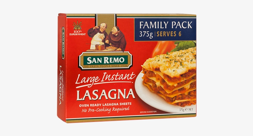 San Remo Instant Lasagna, transparent png #1552256