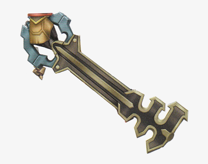 Earth Shaker - Terra Kingdom Hearts Keyblade, transparent png #1552339