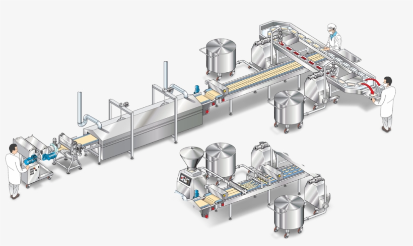 Ready To Eat Lasagna And Cannelloni - Assembly Line, transparent png #1552341