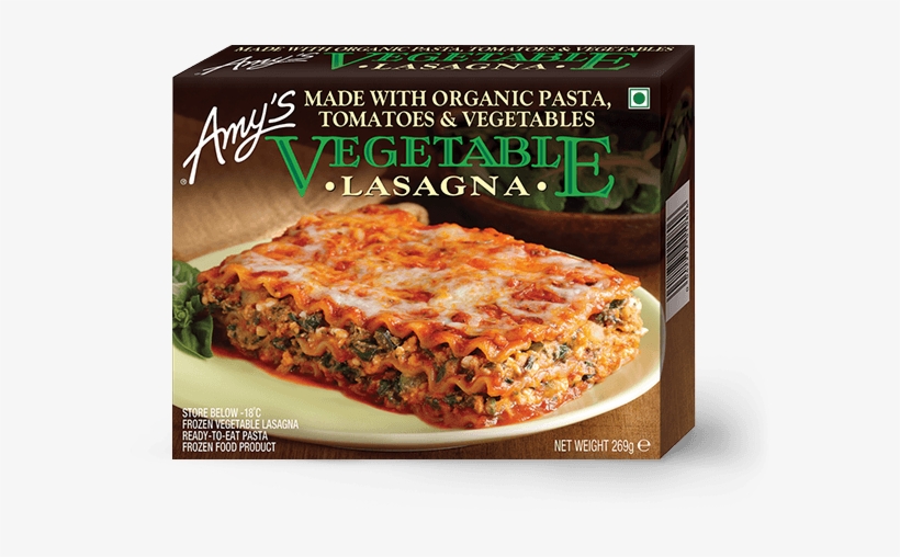 Vegetable Lasagna - Amy's Kitchen Gluten Free Vegetable Lasagne 255g, transparent png #1552342