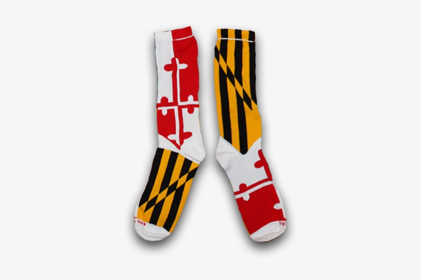 Maryland Flag / Crew Socks - Sock, transparent png #1552386