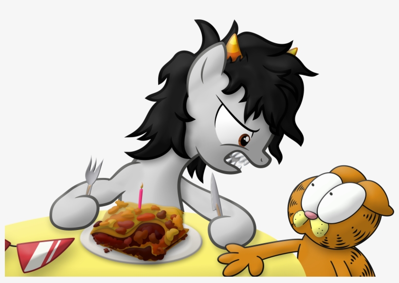 Birthday Lasagna - Cartoon, transparent png #1552387