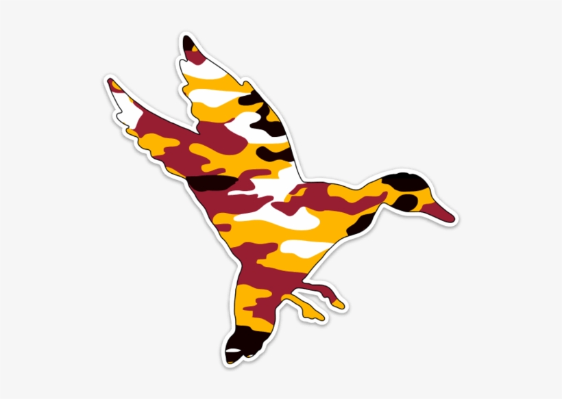 Maryland Flag Camo On A Landing Duck, transparent png #1552599