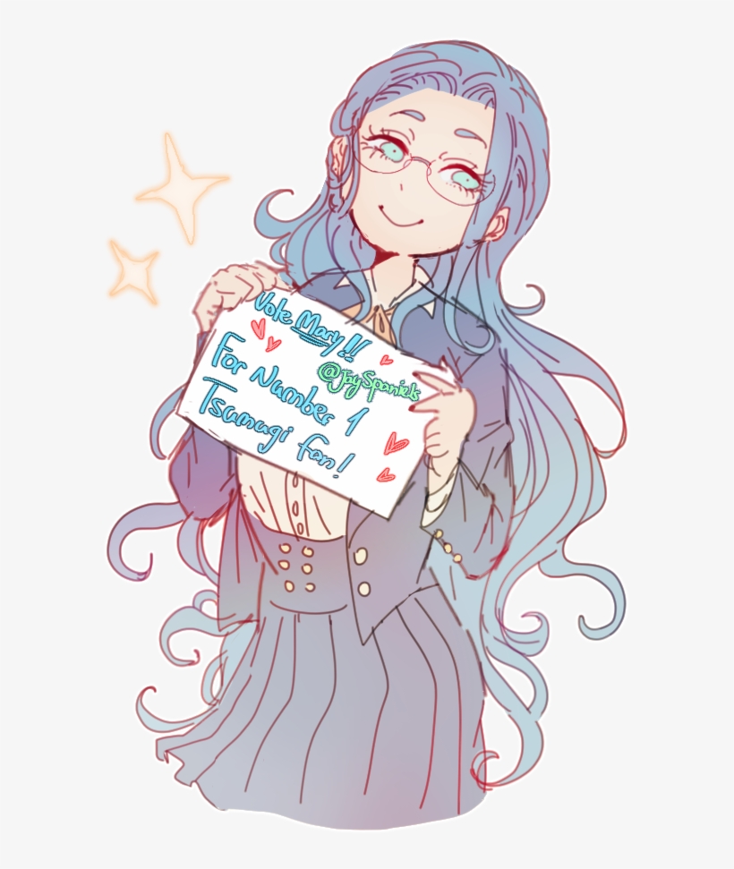 Vote Me For Shsl Tsumugi Fan I Love Her Sososo Much - Illustration, transparent png #1552621