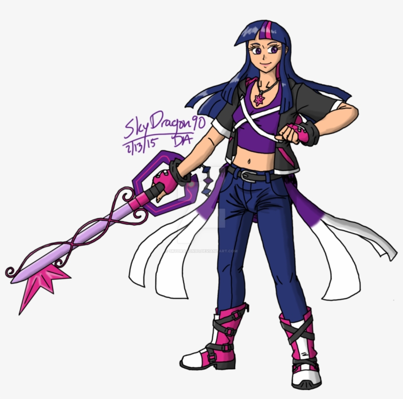 Skydragon90, Belly Button, Clothes, Human, Humanized, - Mlp Kingdom Hearts Sunset Shimmer, transparent png #1552746