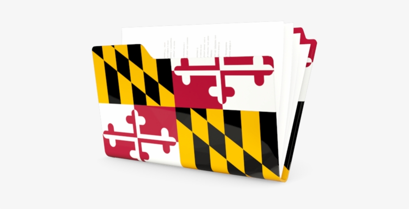 Illustration Of Flag Of<br /> Maryland - Maryland State Flag, transparent png #1552837