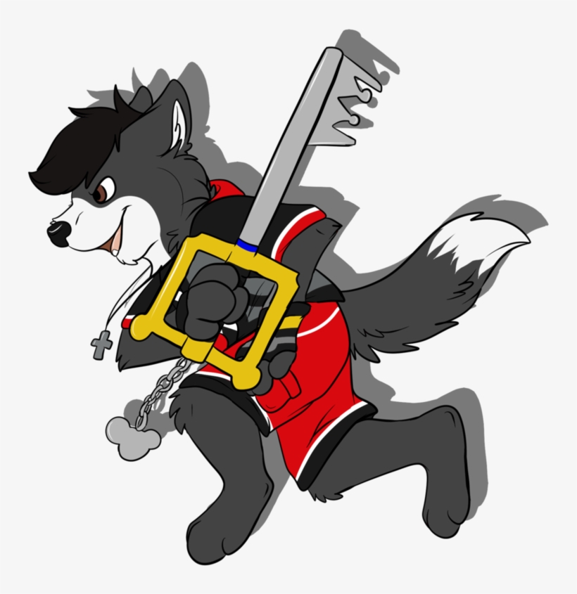 Red The Keyblade Wielder - Cartoon, transparent png #1552878