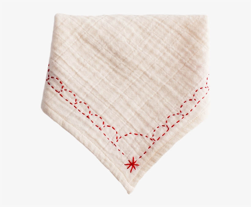 Cherry Red Organic Bandana Bib - Organic Bandana Bib, transparent png #1552978